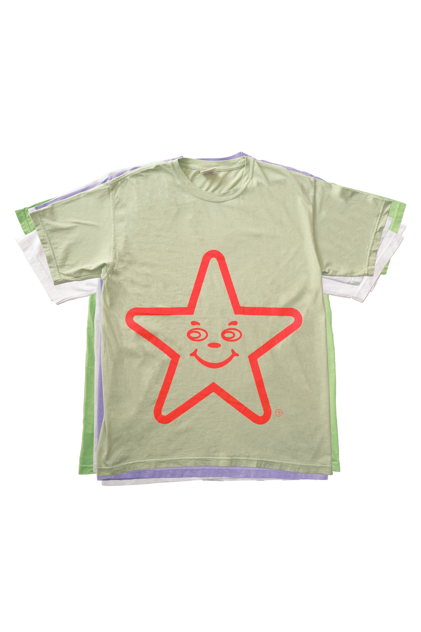 swim star - green red
