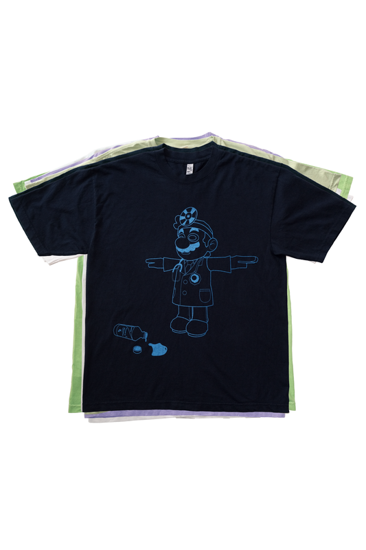 Dr Mario T Pose - Navy